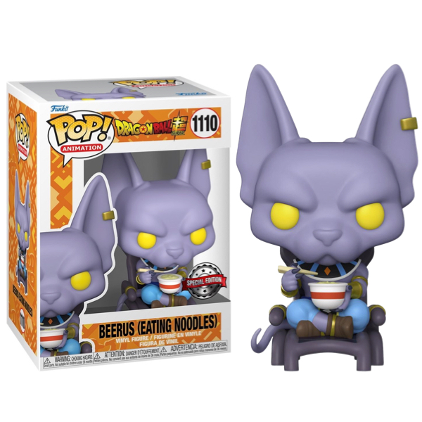 Funko POP! Dragonball - Beerus (eating noodles) 1110 - Special Edition