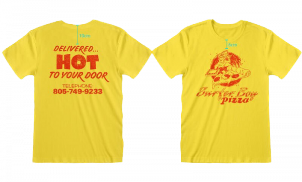 Stranger Things T-Shirt Surfer Boy Pizza – Bild 2