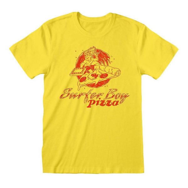 Stranger Things T-Shirt Surfer Boy Pizza
