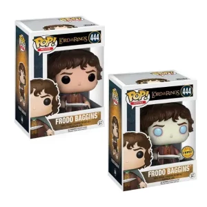 Funko POP! The Lord of the Rings - Frodo Baggins 444 Chase Bundle