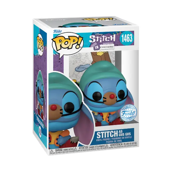 Funko POP Disney: Stitch in Costume - Stitch as Gus Gus 1463 – Bild 3
