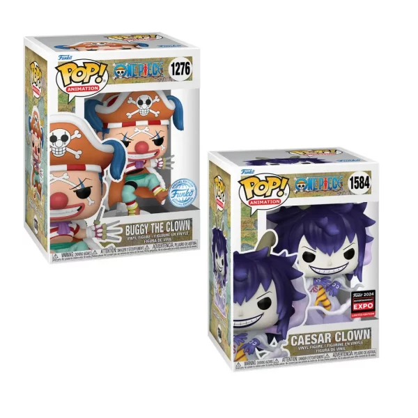 Funko POP! One Piece – Caesar Clown & Buggy the clown - Bundle