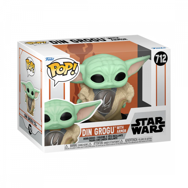 Funko POP Star Wars: The Mandalorian - Din Grogu w/Armor 712 – Bild 3