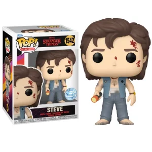 Funko POP Stranger Things Steve Batlte Damaged