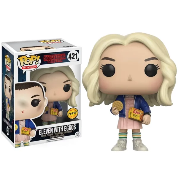 Funko POP! Stranger Things - Eleven w/Eggos 421 Chase Bundle – Bild 5