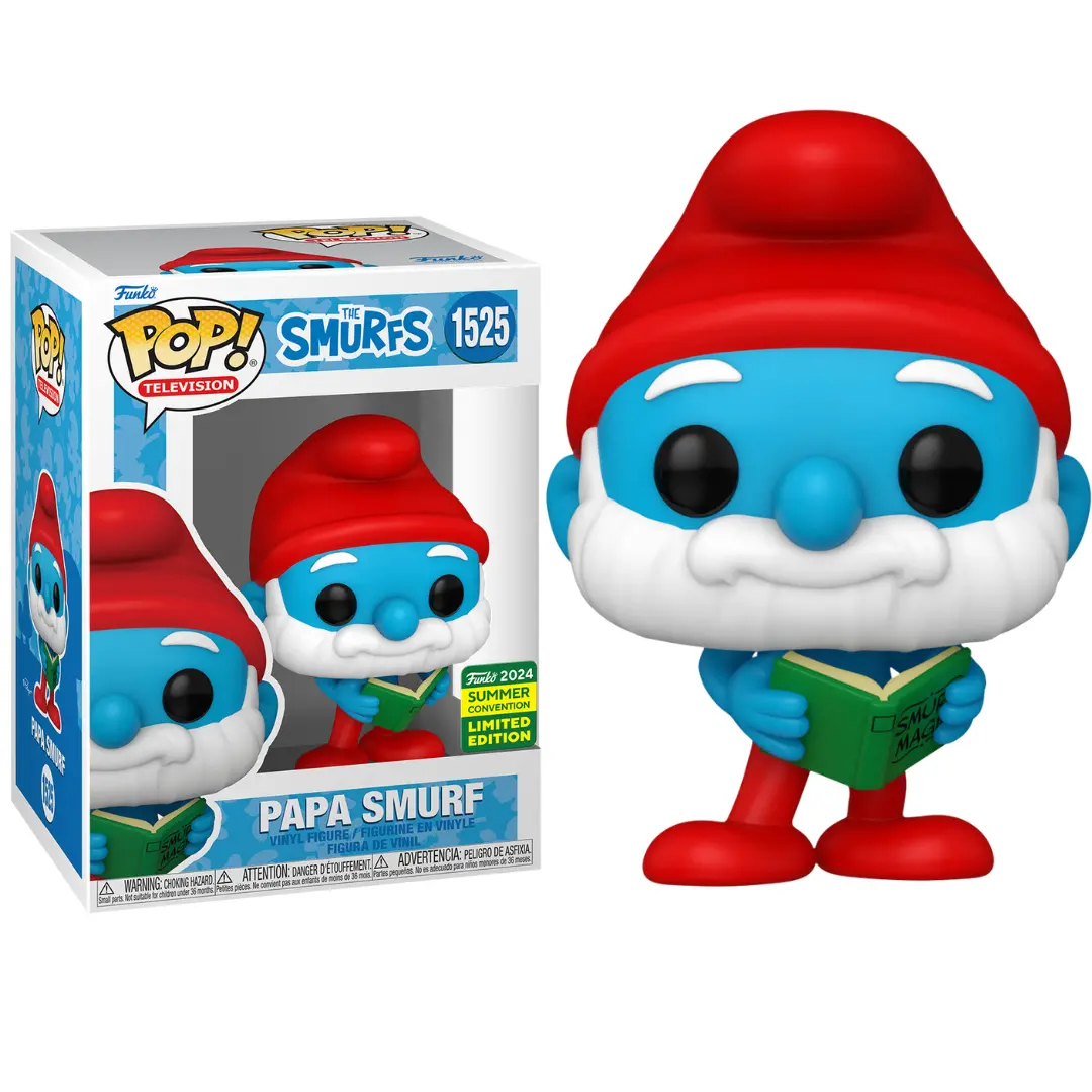 Funko POP The Smurfs - Papa Smurf 1525 - Summer Convention 2024