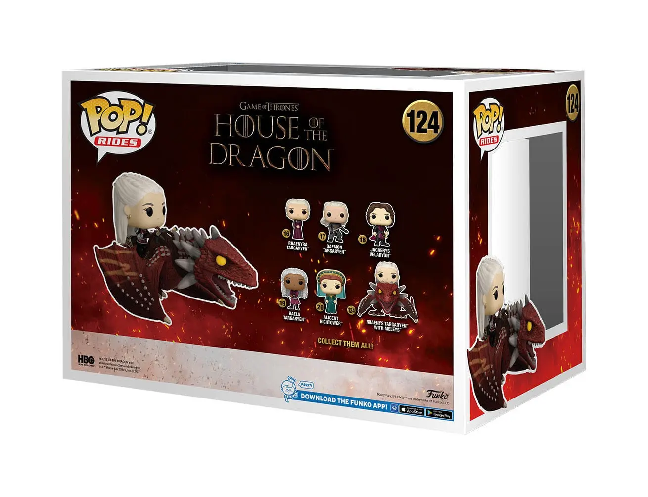 Funko POP House of the Dragon - Rhaenys Targaryen w/ Meleys 124 – Bild 4