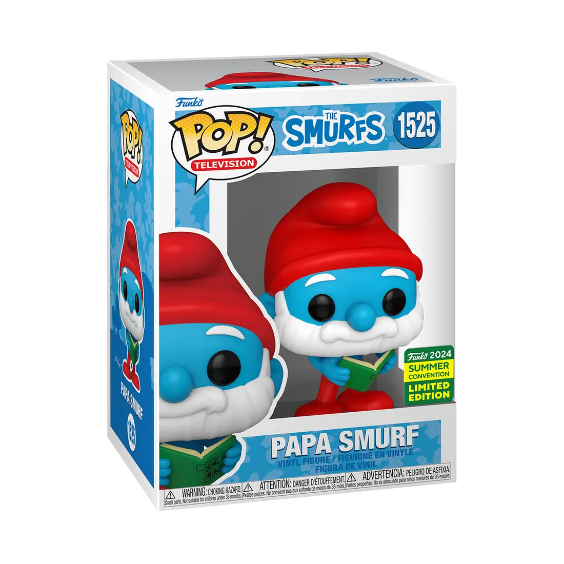 Funko POP The Smurfs - Papa Smurf 1525 - Summer Convention 2024 – Bild 3