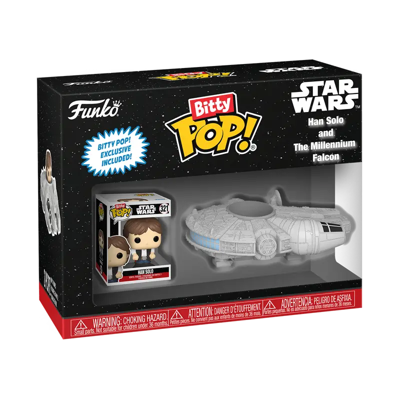 Bitty Pop! Rides Han Solo and The Millennium Falcon