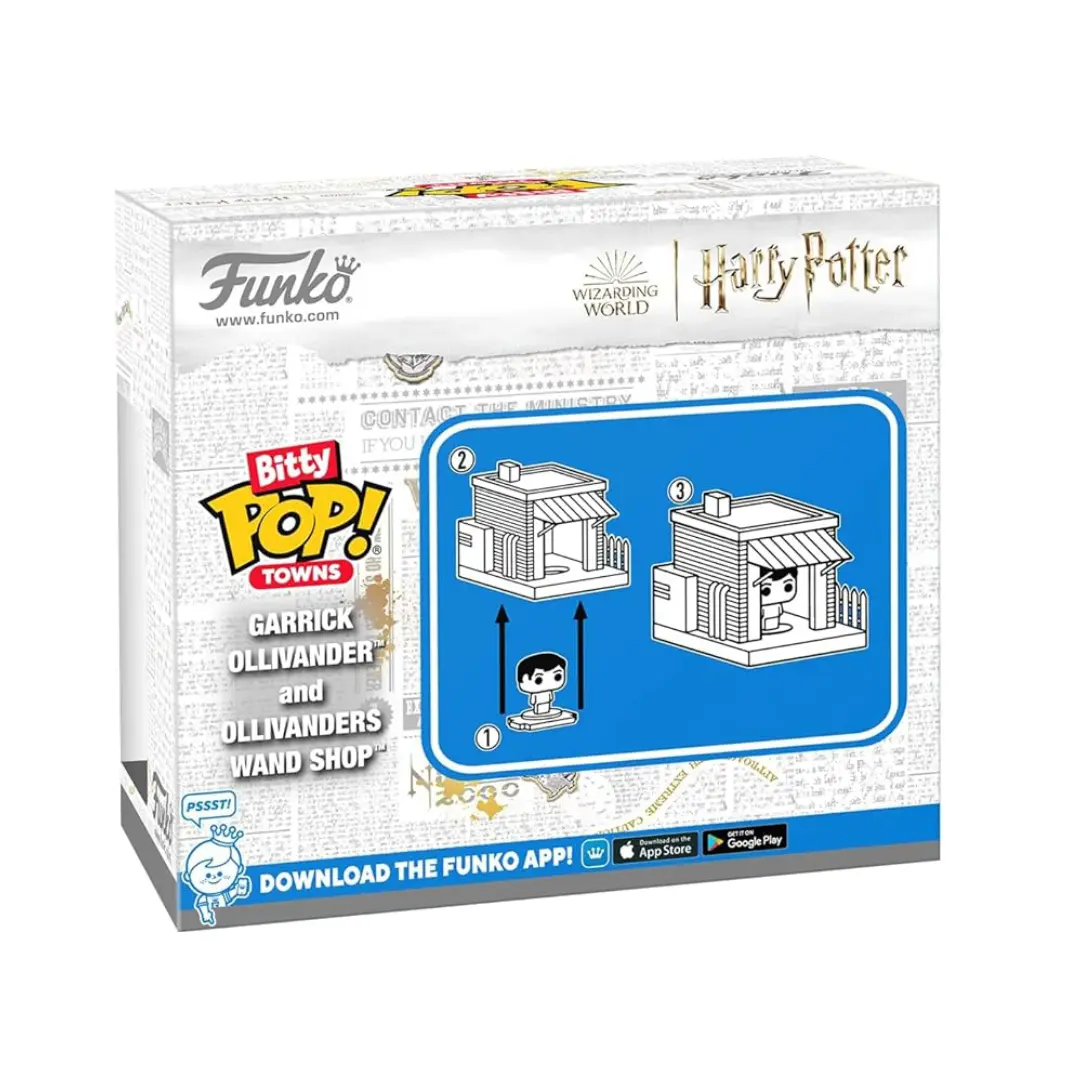 Funko Pop! Bitty Town: Harry Potter - Garrick Ollivander and Ollivander's Wand Shop – Bild 3