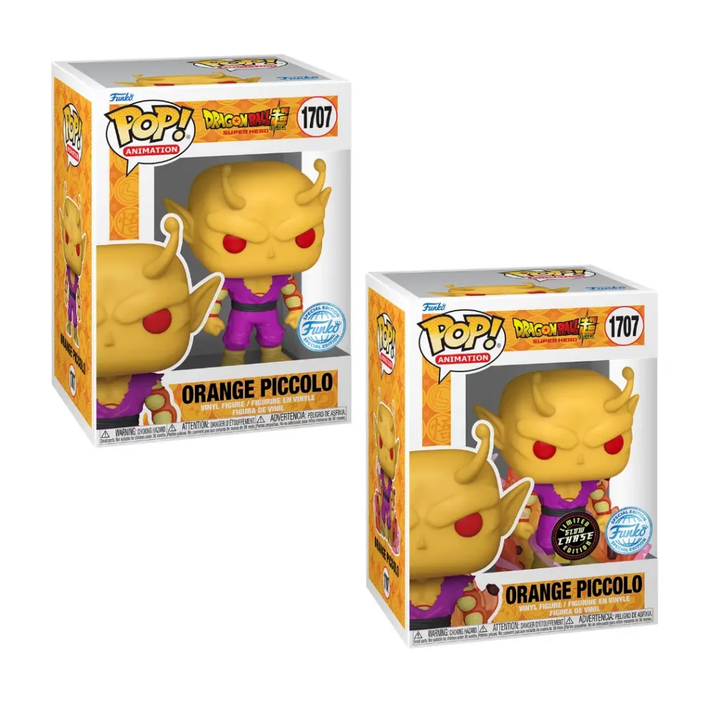 Funko POP Dragonball Super Hero Orange Piccolo 1707 Chase Bundle