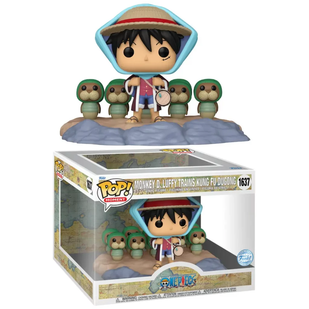 Funko POP One Piece Monkey D. Luffy Trains Kung Fu Dugong 1637 Special