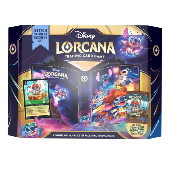 Disney Lorcana TCG: Azurblaues Meer - Stitch Geschenk Set *Deutsche Edition* – Bild 2