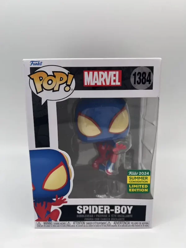 Funko POP Marvel - Spider-Boy 1384 - Summer Convention 2024 [beschädigt]