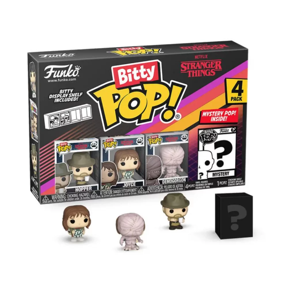 Stranger Things Bitty POP! Vinyl Figuren 4er-Pack Hopper