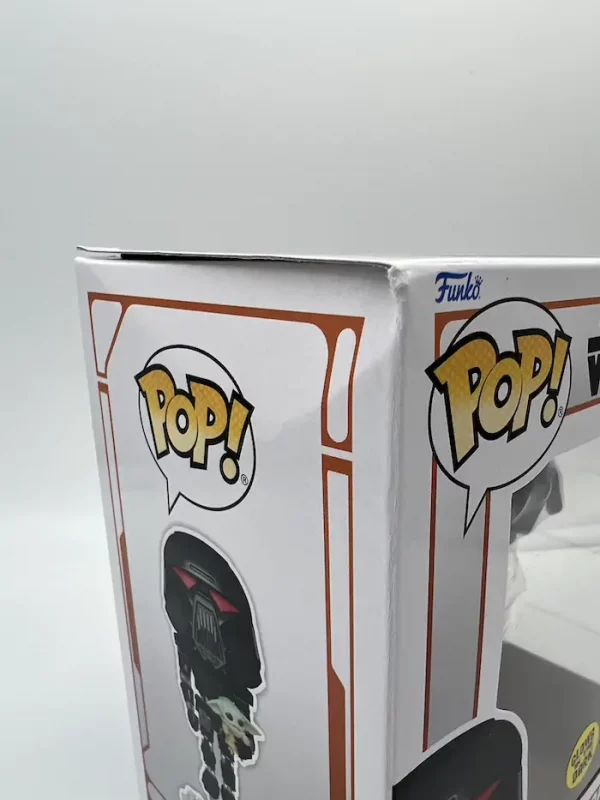 Funko POP! Star Wars: The Mandalorian - Dark Trooper (w/Grogu) 488 [beschädigt] – Bild 7
