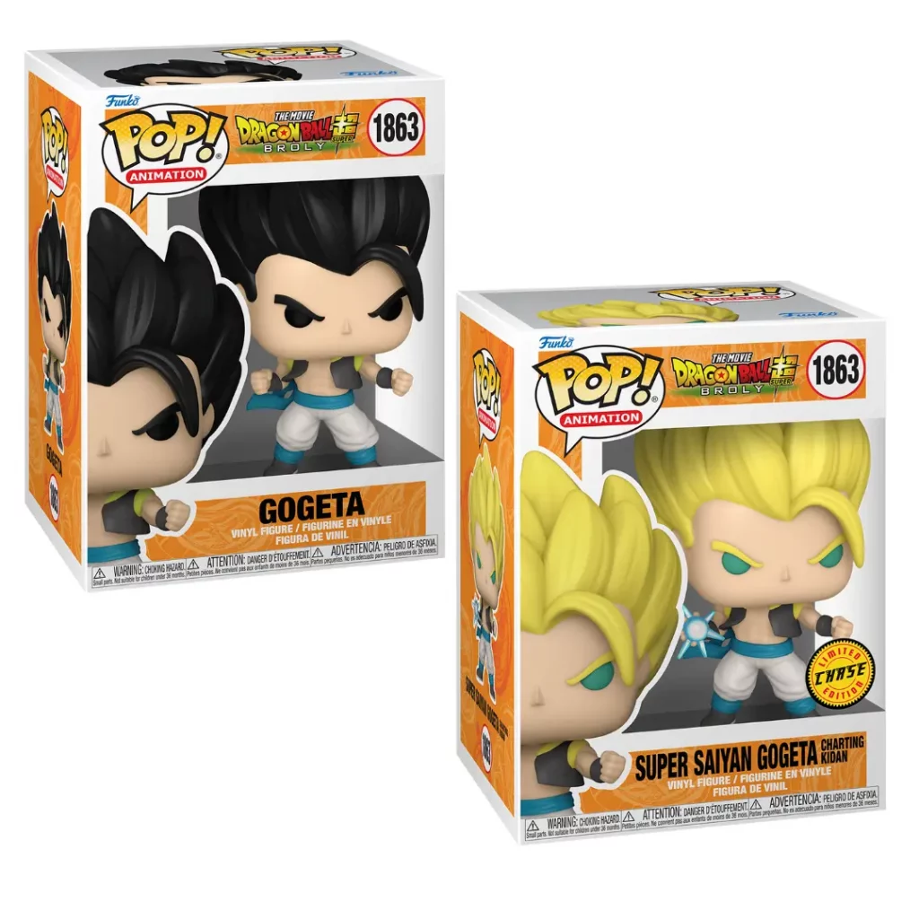 Funko POP Dragon Ball Super Broly Super Saiyan Gogeta 1863 Chase Bundle