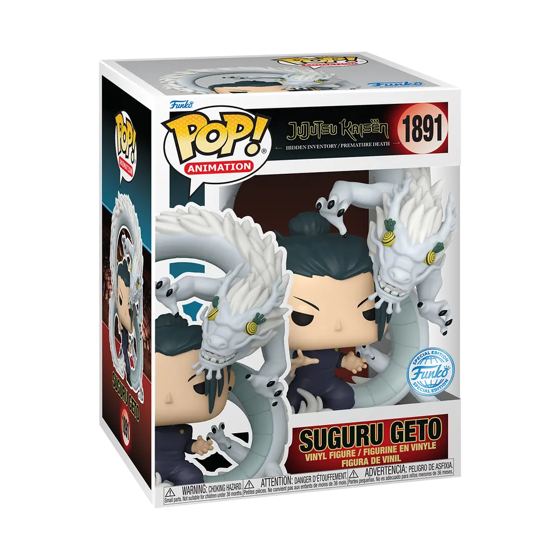 Funko POP! Jujutsu Kaisen – Suguru Geto w:Dragon 1891 Special Edition