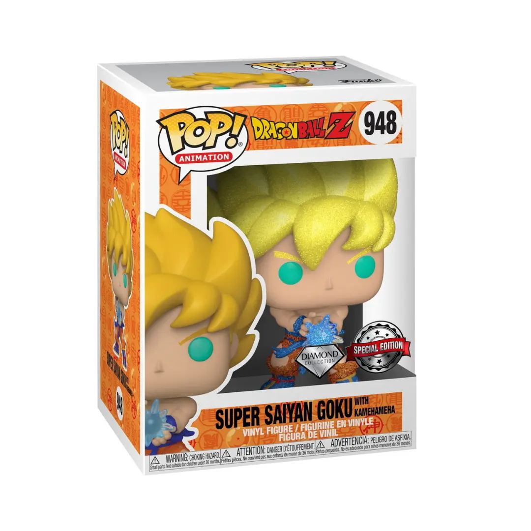 Funko POP! Dragon Ball - Super Saiyan Goku w/Kamehameha 948 (Diamond) / Special Edition