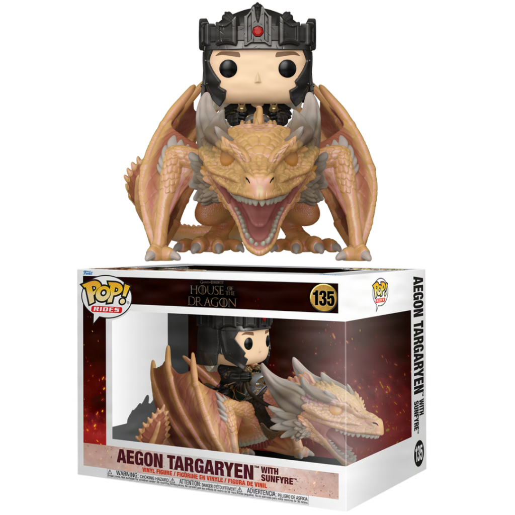 Funko POP! House of the Dragon - Aegon Targaryen w: Sunfyre 35
