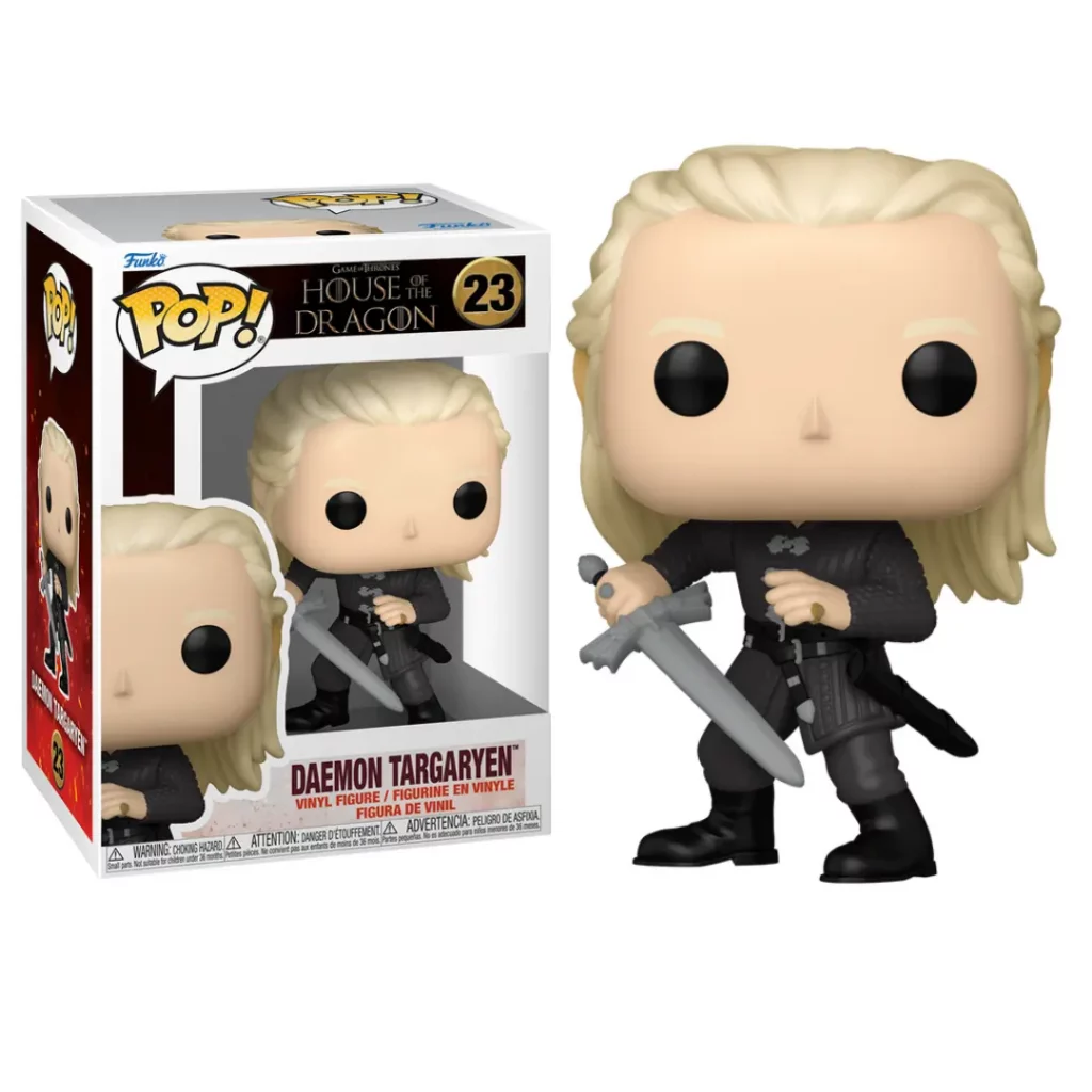Funko POP House of the Dragon Daemon Targaryen w:Dark Sister 23