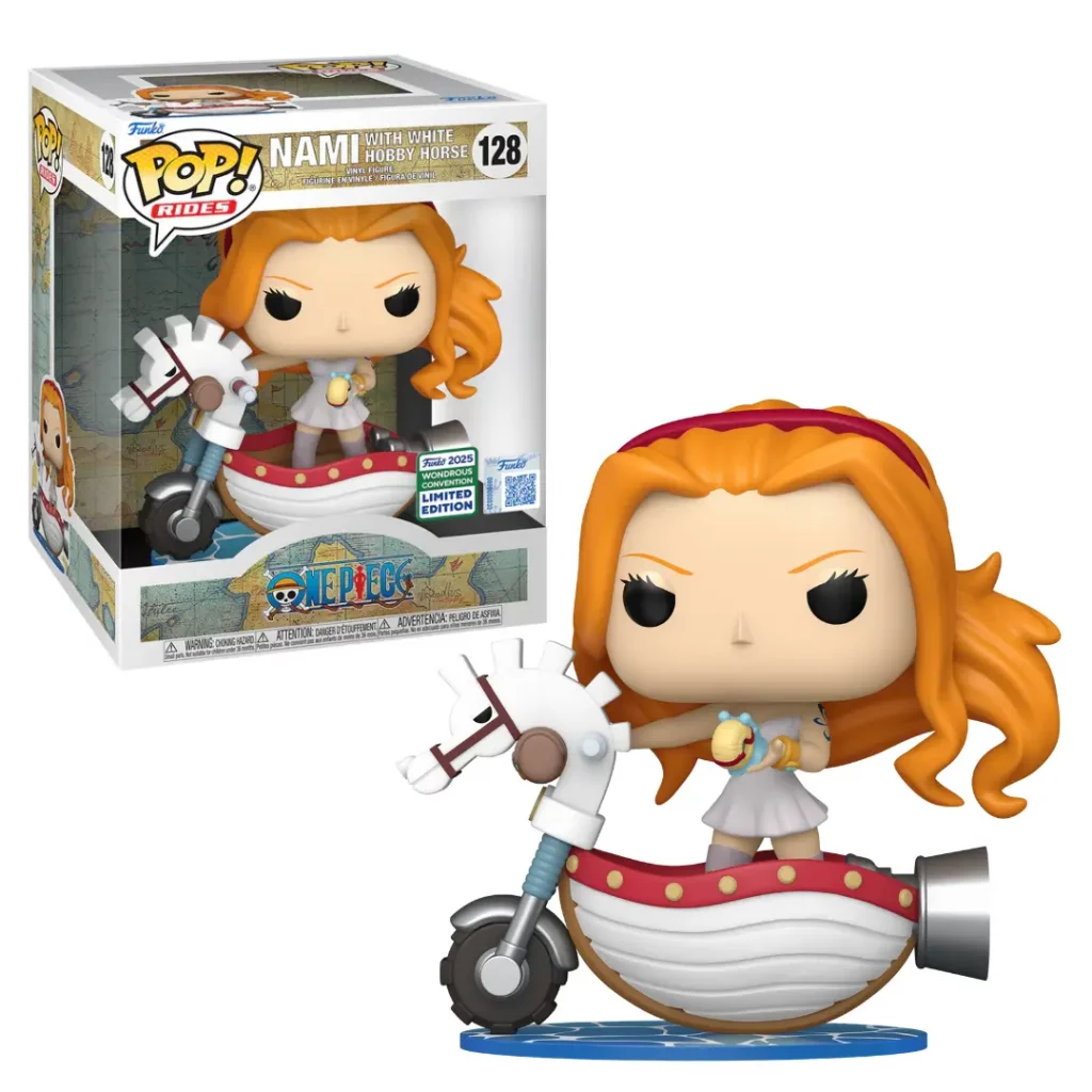 Funko POP One Piece Nami w:White Hobby Horse 128