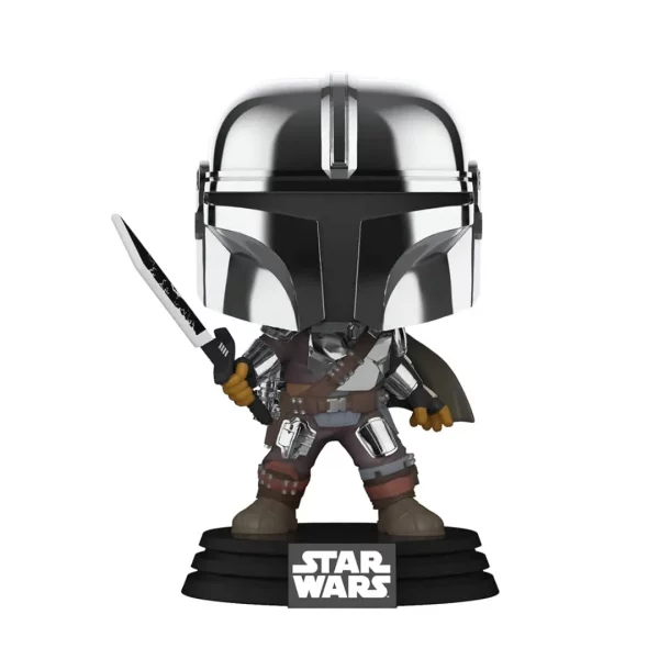 Funko POP! Star Wars: The Mandalorian - The Mandalorian w/Dark Saber 491 glows in the Dark / Special Edition – Bild 2