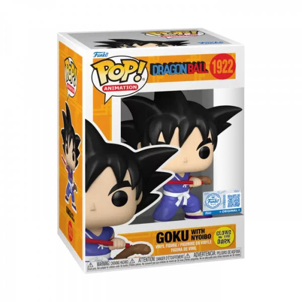 Funko POP! Dragon Ball - Goku w/Nyoibo 1922 Special Edition GITD – Bild 3