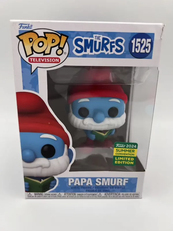 Funko POP The Smurfs - Papa Smurf 1525 - Summer Convention 2024 [beschädigt]