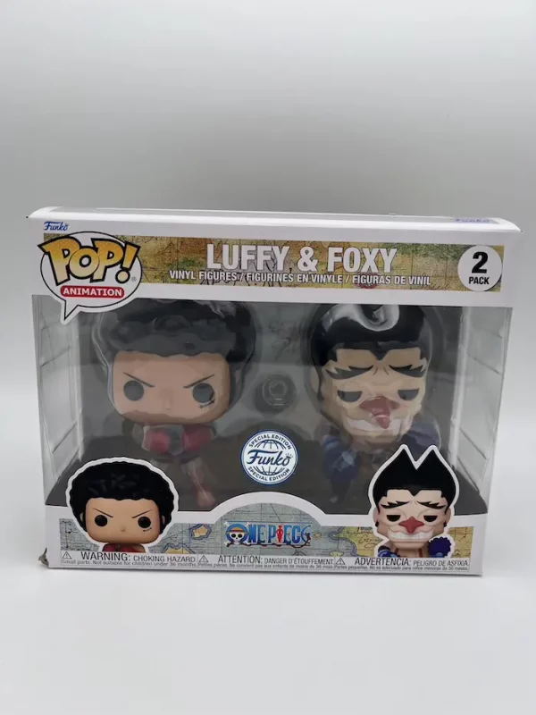 Funko POP! One Piece – Luffy & Foxy 2 Pack - Special Edition [beschädigt]