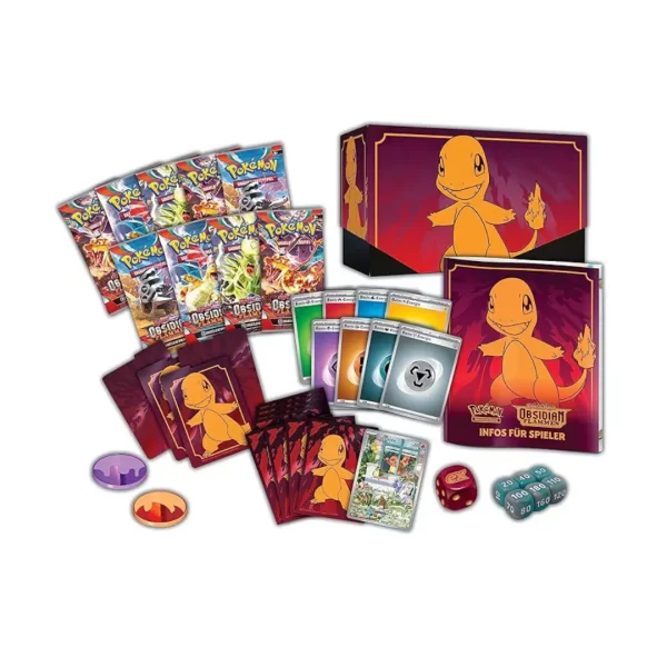 Pokemon Obsidian Flammen Top Trainer Box
