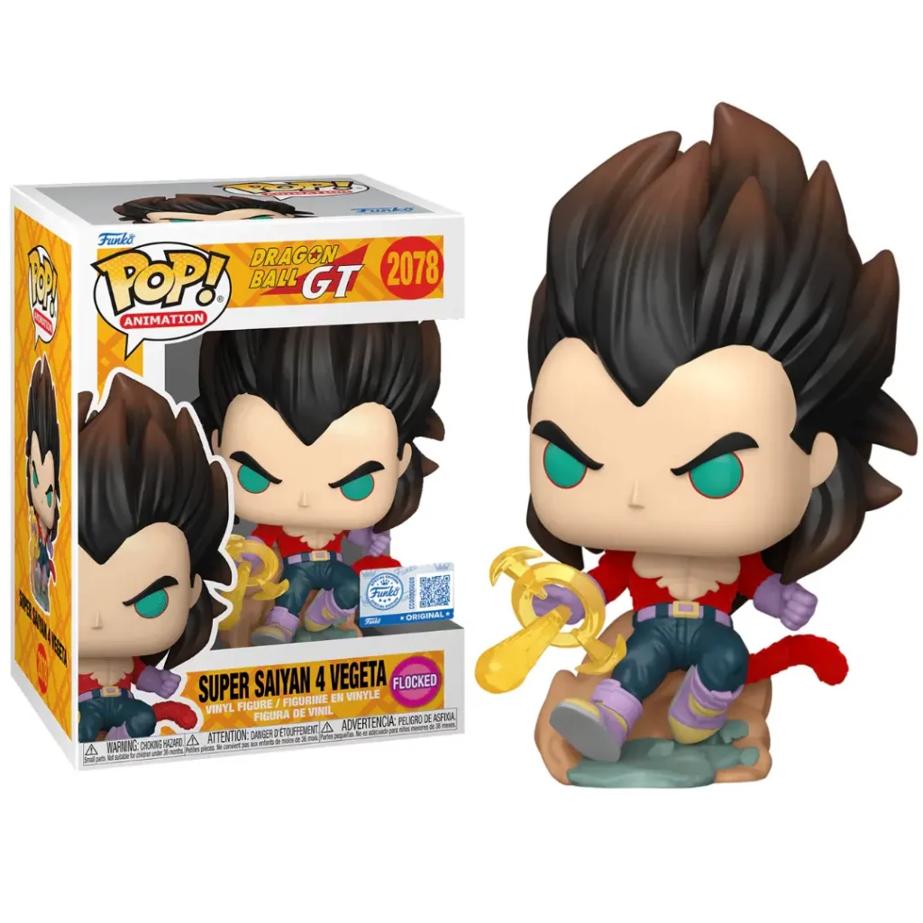 Funko POP Dragon Ball GT Super Saiyan 4 Vegeta Flocked