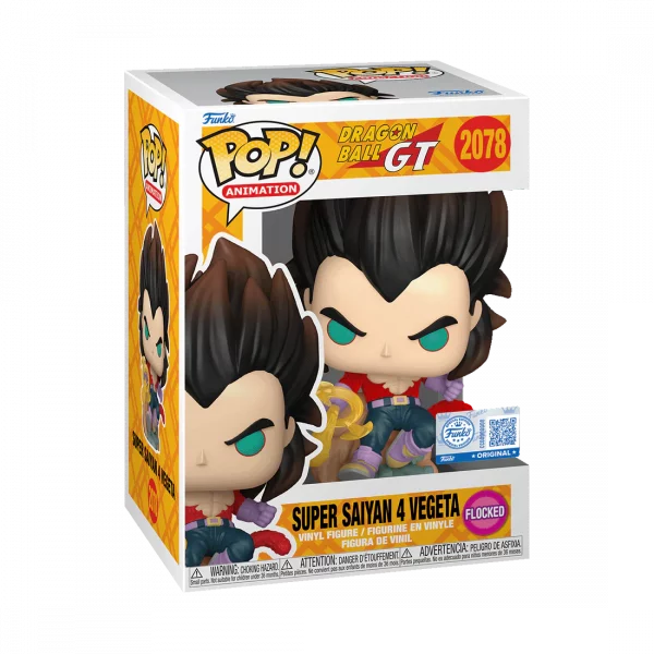 Funko POP! Dragon Ball GT - Super Saiyan 4 Vegeta 2078 (Flocked) Special Edition – Bild 3