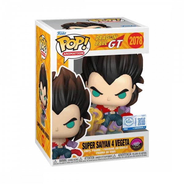 Funko POP! Dragon Ball GT - Super Saiyan 4 Vegeta 2078 (Flocked) Special Edition - Chase Bundle – Bild 5