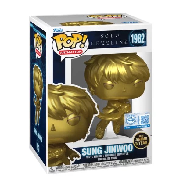 Funko POP! Solo Leveling - Sung Jinwoo 1982 (Anime Of The Year) + UV Protector – Bild 3