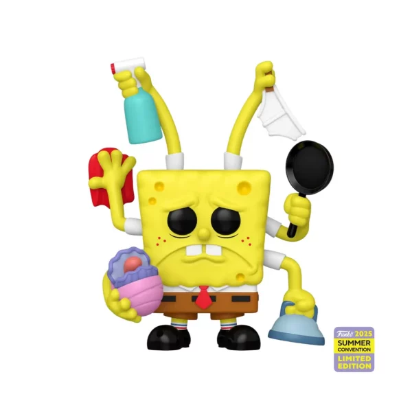 Funko POP! Spongebob SquarePants - Spongebob Cleaning (SDCC 2025 Exclusive)