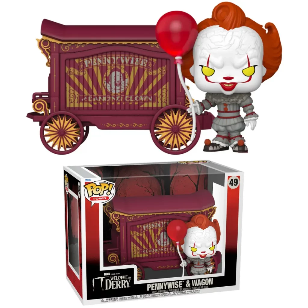 Funko POP! It- Welcome to Derry - Pennywise & Wagon 49