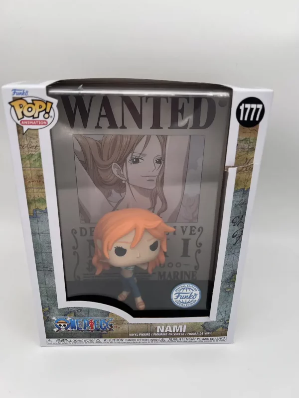 Funko POP! Cover One Piece - Nami 1777 (Wanted) Special Edition [beschädigt]