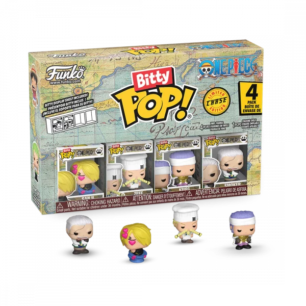One Piece Bitty POP! Vinyl Figuren 4er-Pack - Sanji