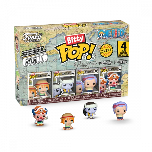 One Piece Bitty POP! Vinyl Figuren 4er-Pack - Nami