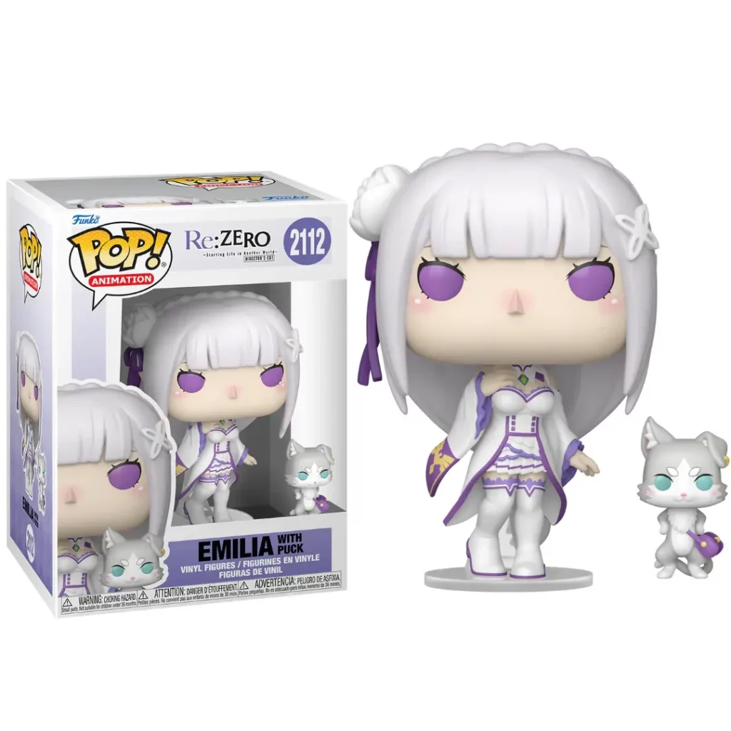 Funko POP! Re:ZERO - Emilia w/ Puck 2112