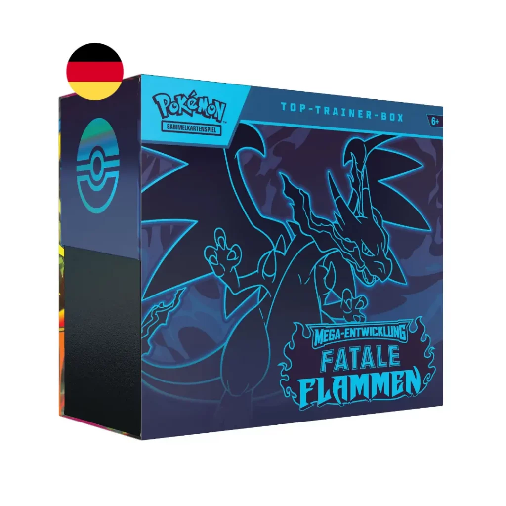 Pokémon: Mega Entwicklung - Fatale Flammen Top Trainer Box *Deutsche Version*