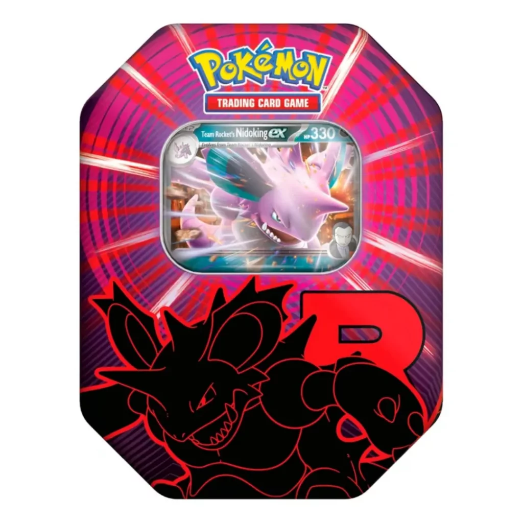 Pokemon Team Rocket Tin Nidoking EN