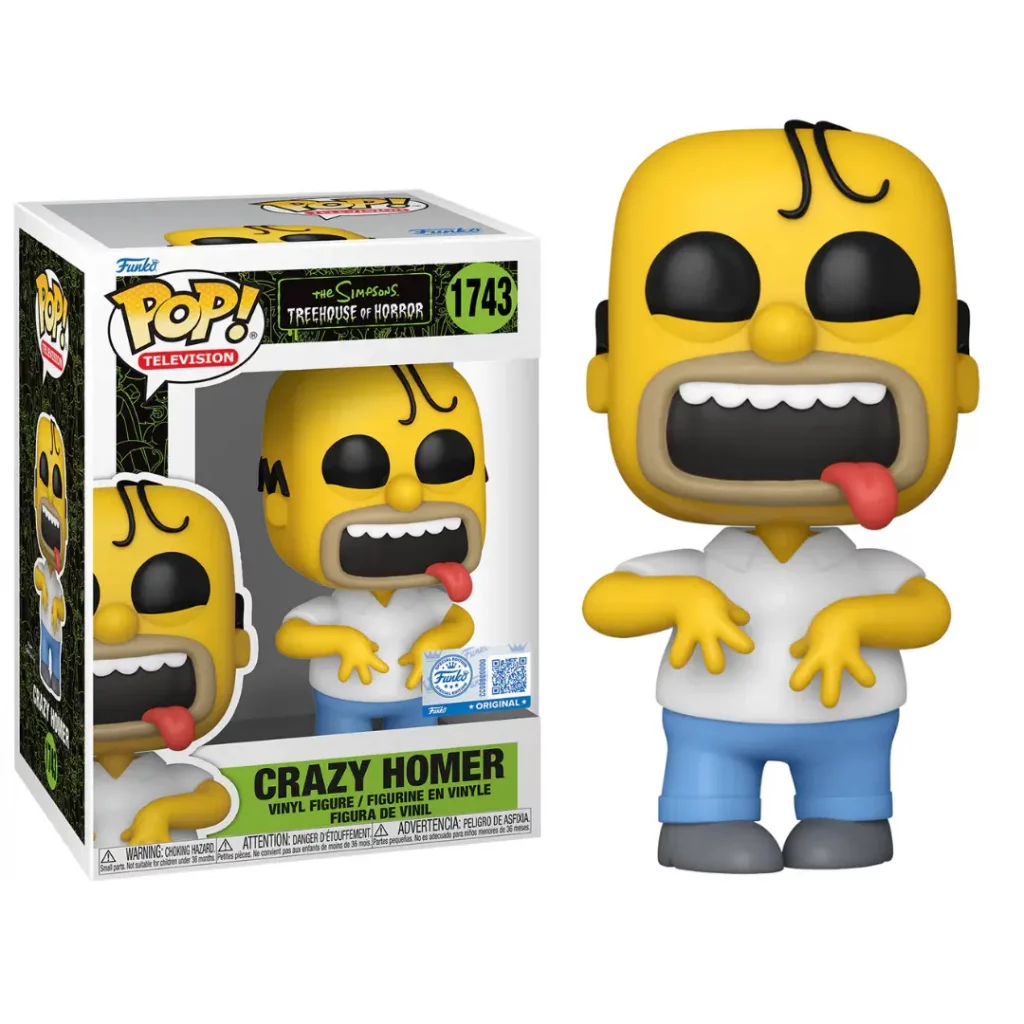 The Simpsons Crazy Homer 1743