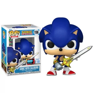 Funko POP! Sonic the Hedgehog - Sonic with Caliburn 1106 NYCC 2025 Special Edition