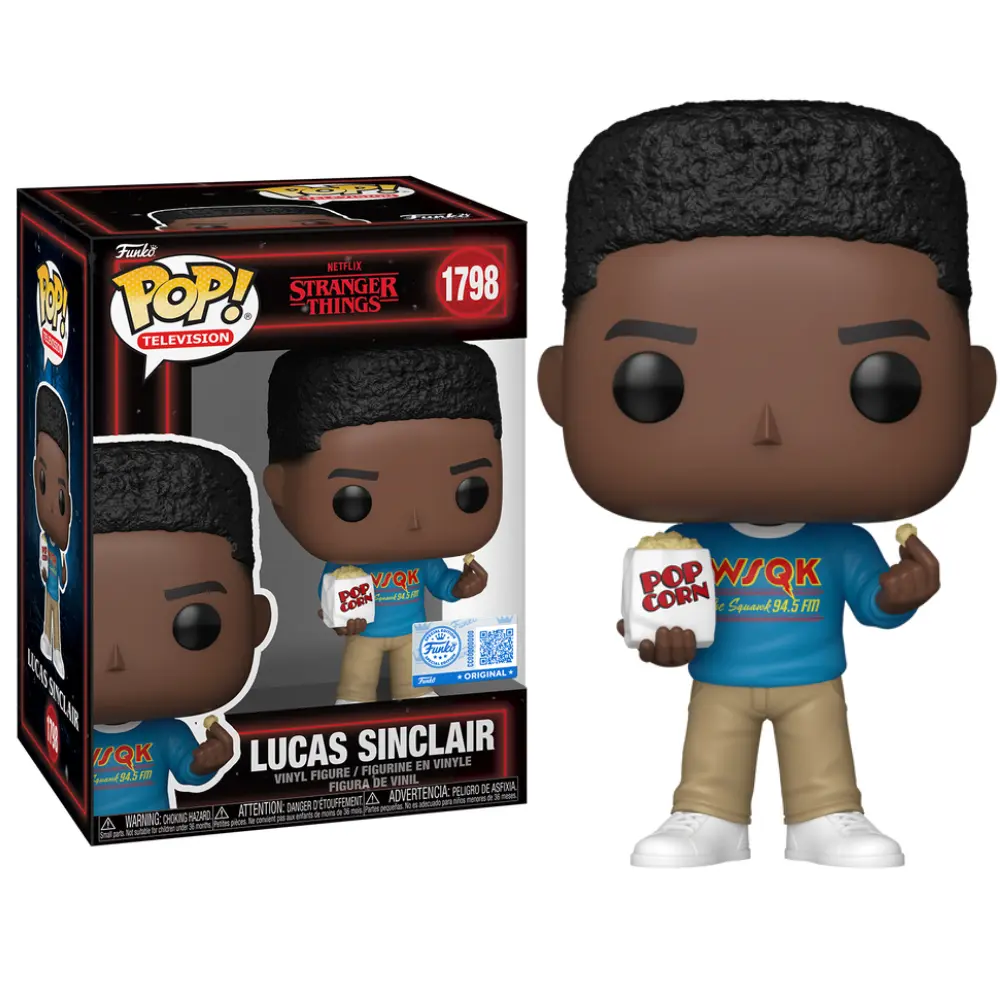 Funko POP! Stranger Things - Lucas Sinclair (with Popcorn) 1798 Special Edition