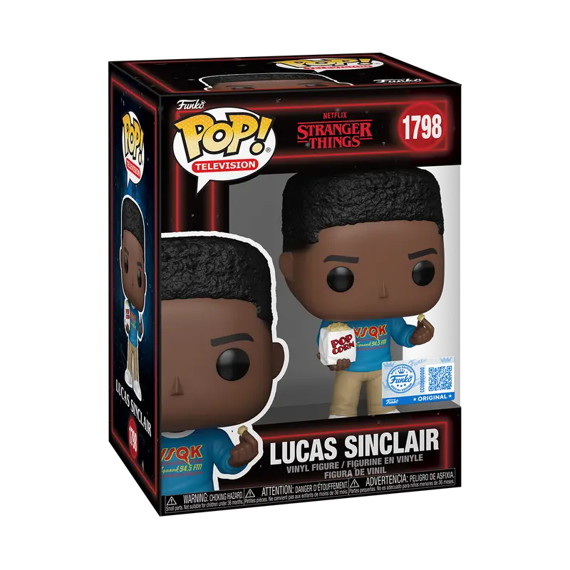 Funko POP! Stranger Things - Lucas Sinclair (with Popcorn) 1798 Special Edition