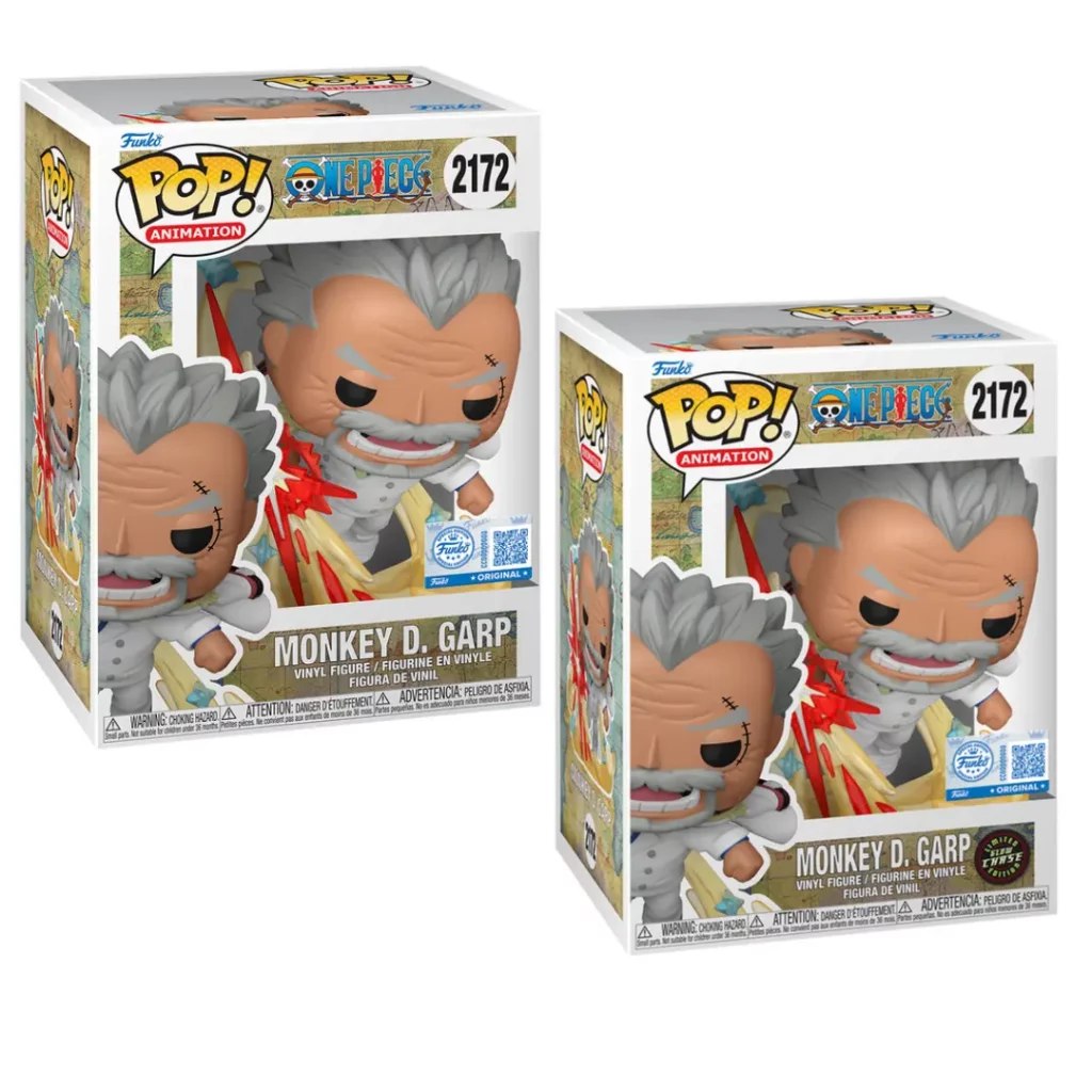 Funko POP! One Piece - Monkey D. Garp 2172 Special Edition Chase Bundle