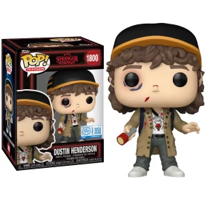 Funko POP! Stranger Things - Dustin Henderson (Battle Damage) 1800 Special Edition