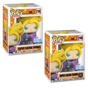 Funko POP! Dragonball - Super Saiyan Trunks 2198 Special Edition Chase Bundle